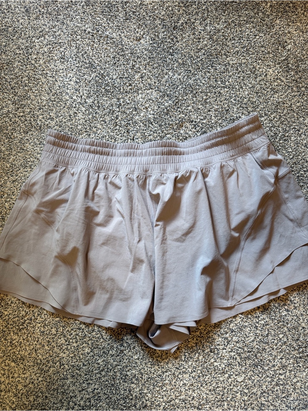 lululemon athletica Women’s Taupe Athletic Shorts